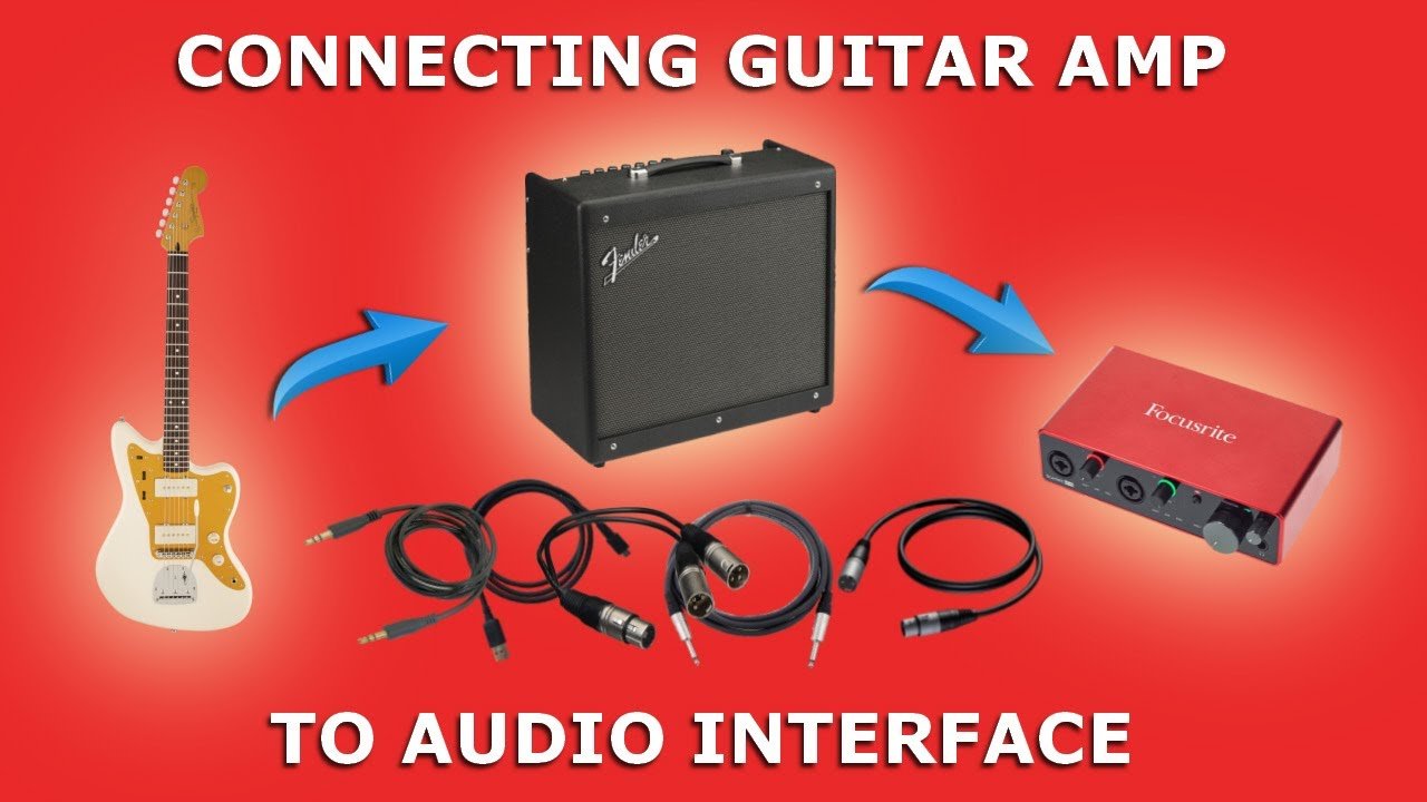 How To Connect Amp Head To Audio Interface | INS.