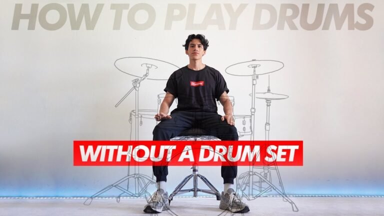How to Learn Drums Without a Drum Set