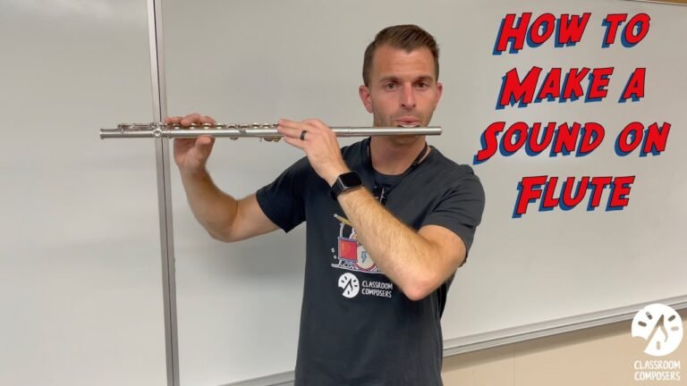 How to Make a Flute Sound
