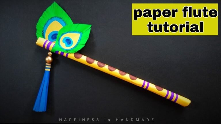 How to Make a Paper Flute