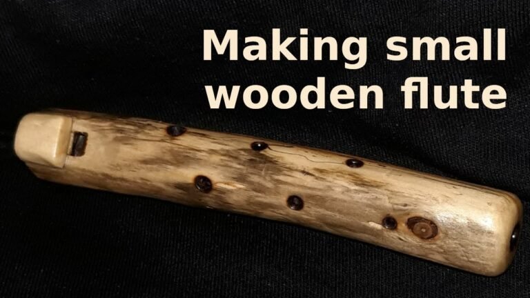 How to Make a Wooden Flute
