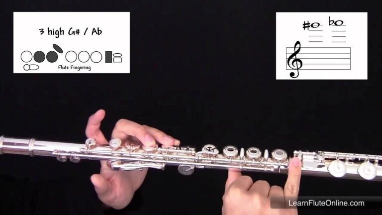 How to Play a Flat on Flute