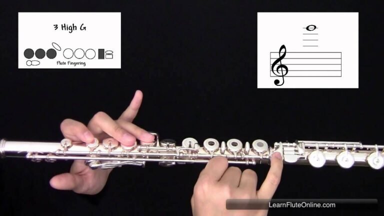 How to Play a High G on Flute