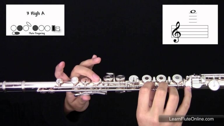 How to Play a Note on the Flute