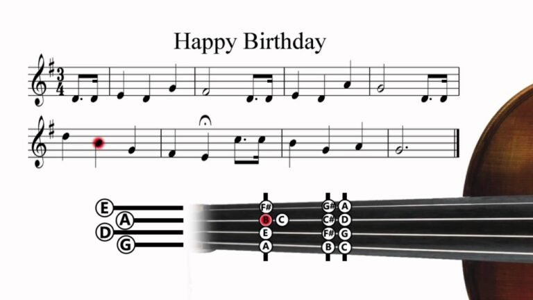 How to Play Happy Birthday on Violin