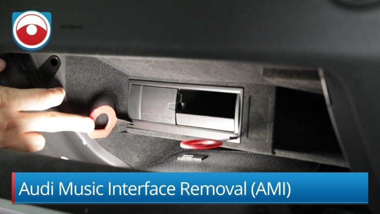 How to Remove Audi Music Interface