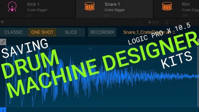 How to Save Drum Kit in Logic