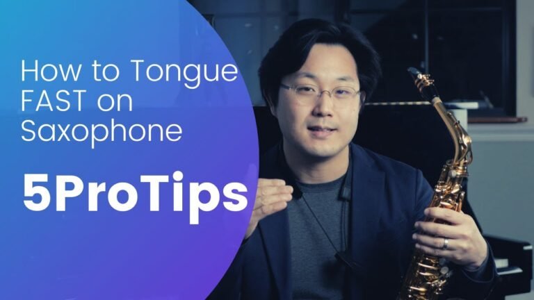 How to Tongue Faster on Saxophone