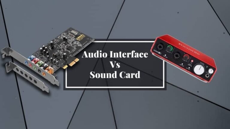 Is a Sound Card the Same As an Audio Interface