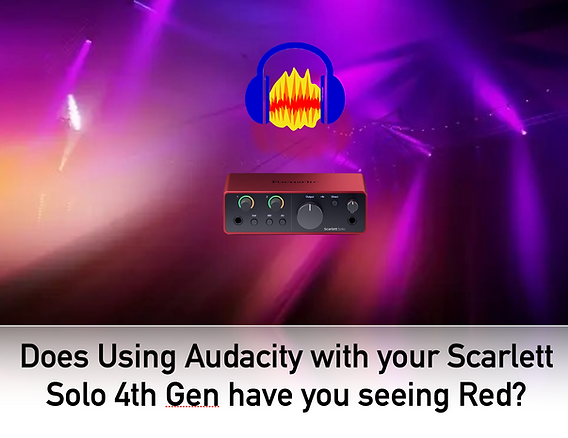 Is Focusrite Scarlett 2I2 Compatible With Audacity
