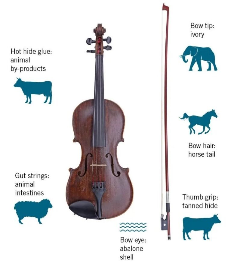 What are the Strings of a Violin Made of