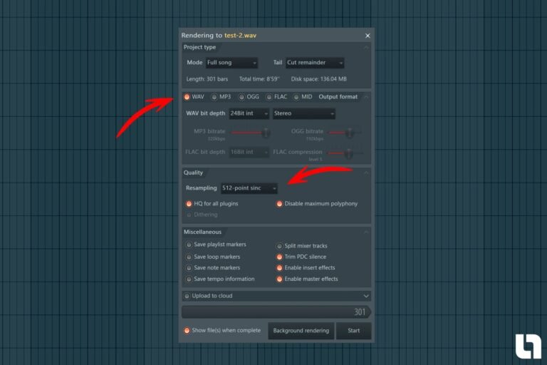 What is Background Rendering Fl Studio