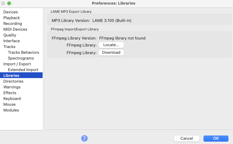What is Ffmpeg for Audacity