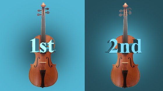 What is First Violin Mean