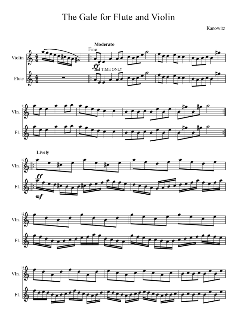 What Notes to Play on Gales Flute