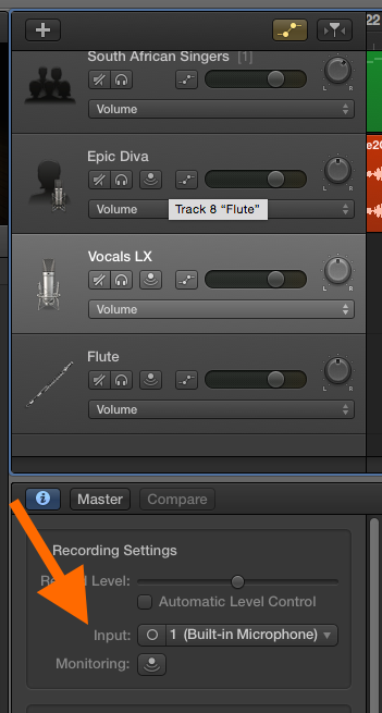 Why is Garageband Not Recording